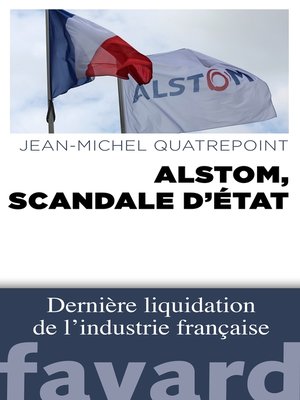 cover image of Alstom, scandale d'État